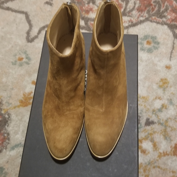 rag & bone Wesley Ankle Boots in Hazel Suede